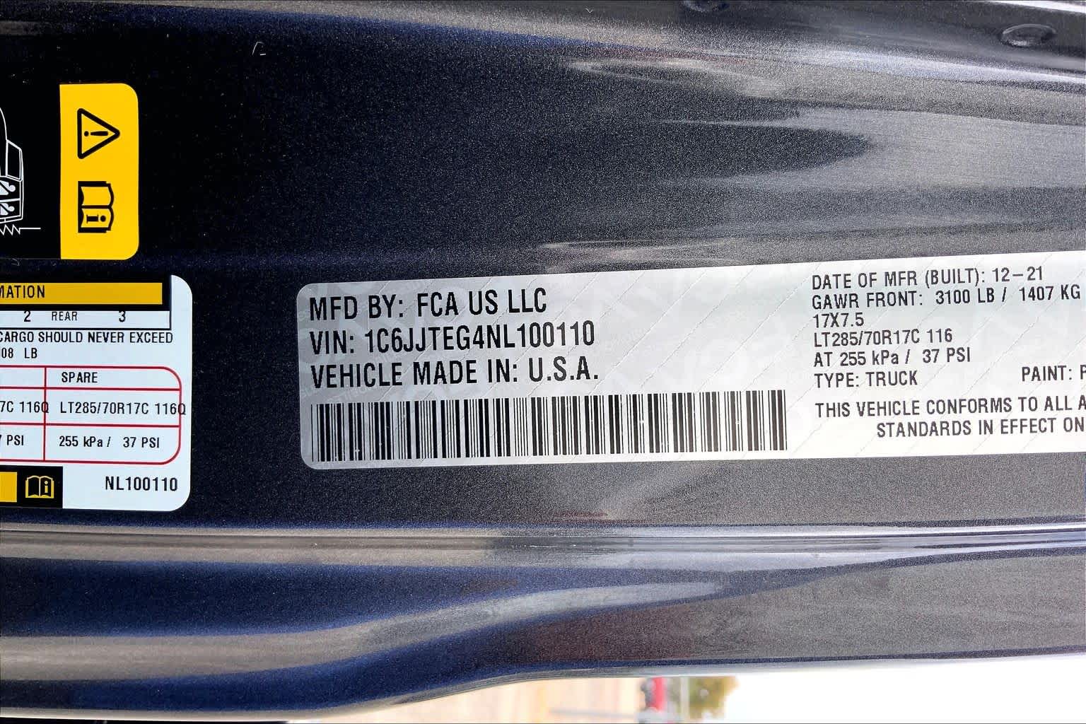 2022 Jeep Gladiator photo 36 of 36