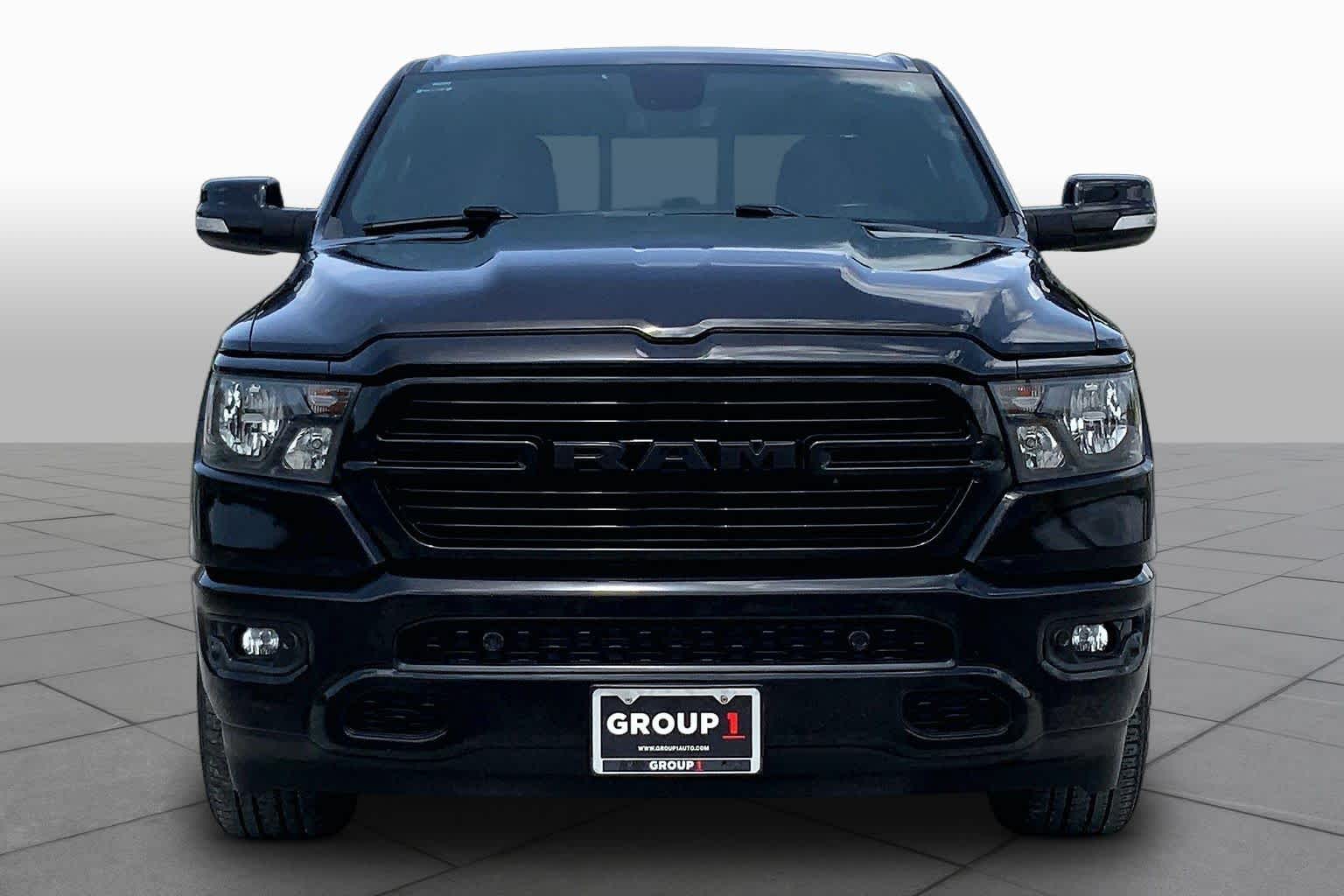 2020 Ram 1500 Lone Star Diamond Black Crystal Pearlcoat at Tomball Ford