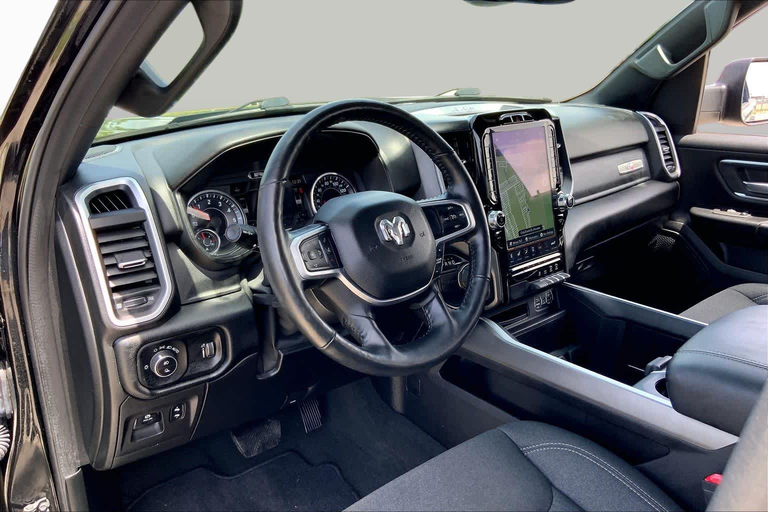 2020 Ram 1500 Lone Star Diamond Black Crystal Pearlcoat at Tomball Ford