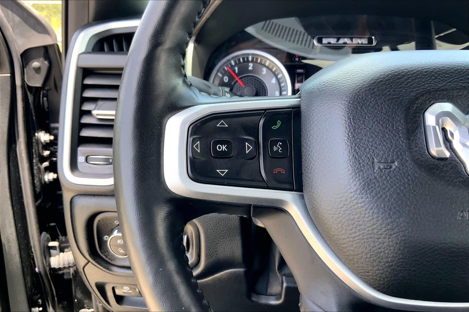 2020 Ram 1500 Lone Star Diamond Black Crystal Pearlcoat at Tomball Ford