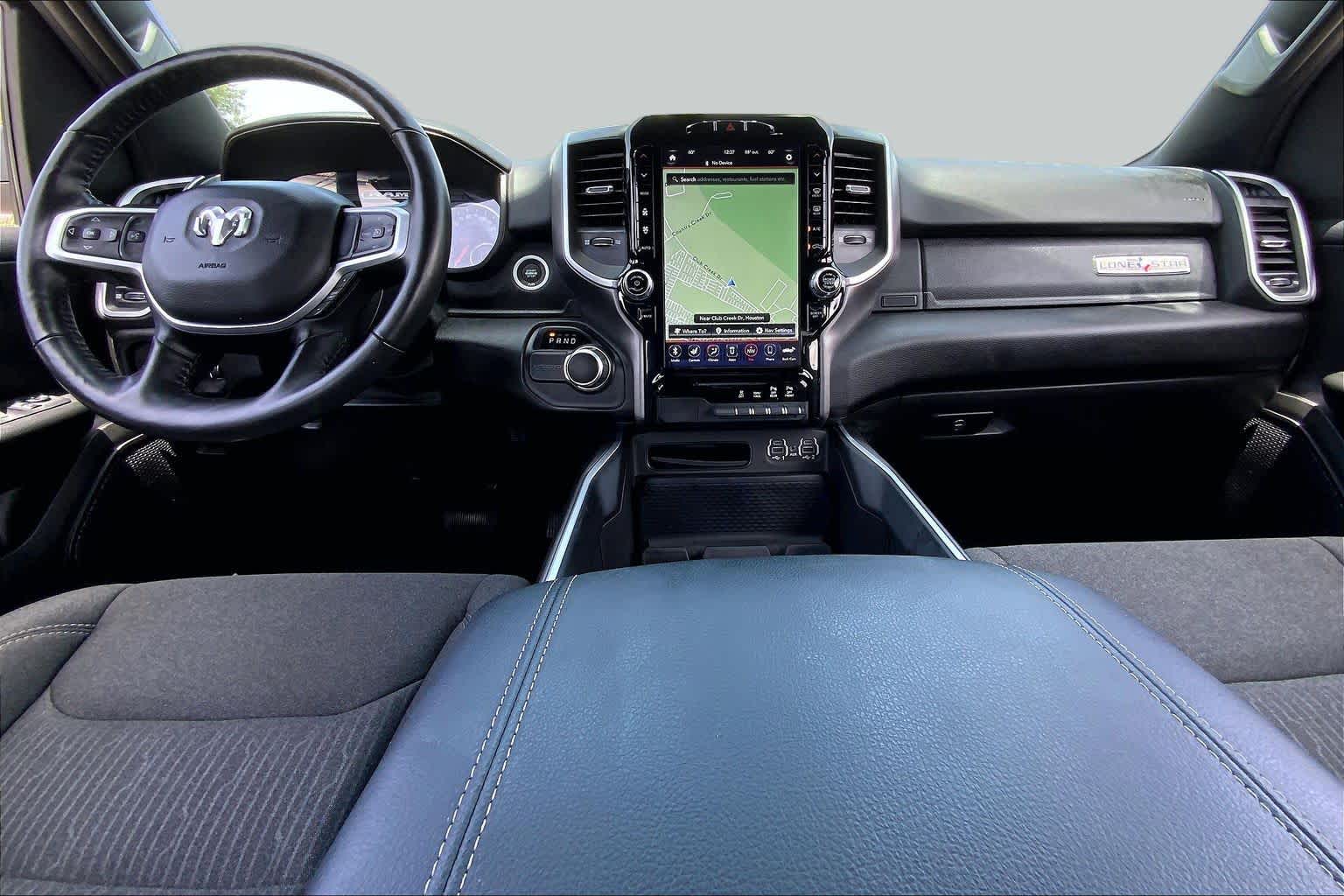 2020 Ram 1500 Lone Star Diamond Black Crystal Pearlcoat at Tomball Ford