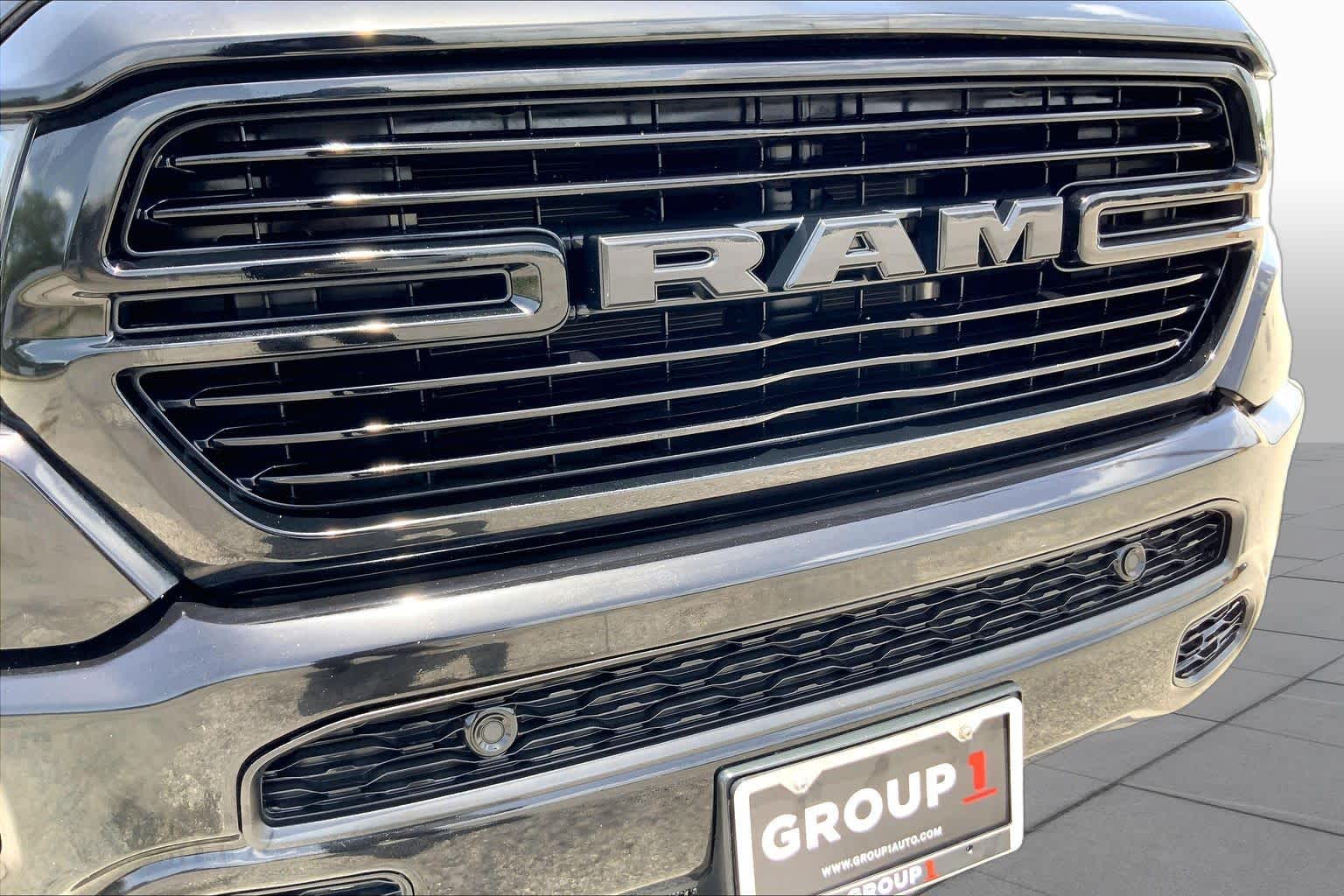 2020 Ram 1500 Lone Star Diamond Black Crystal Pearlcoat at Tomball Ford