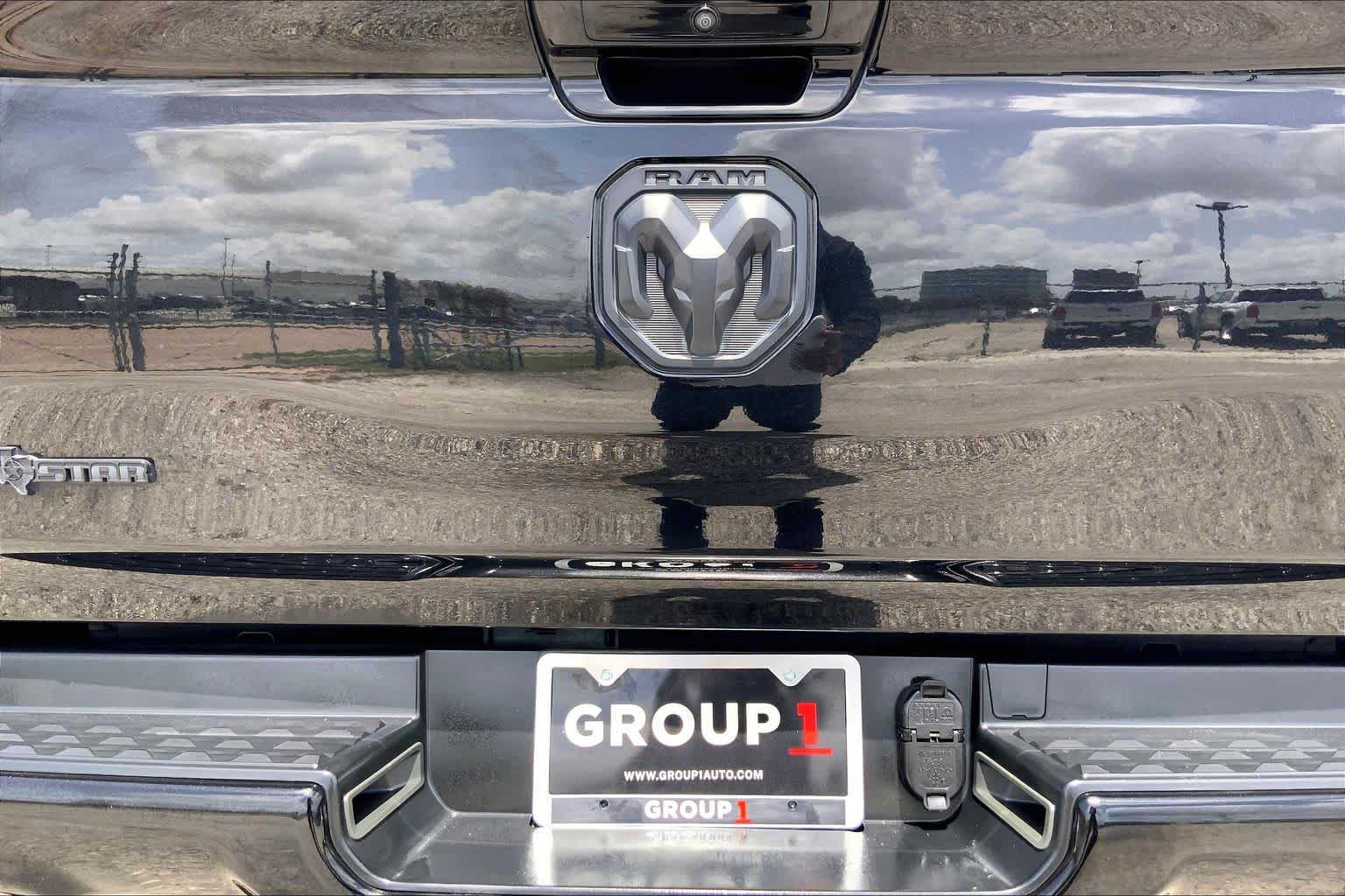2020 Ram 1500 Lone Star Diamond Black Crystal Pearlcoat at Tomball Ford