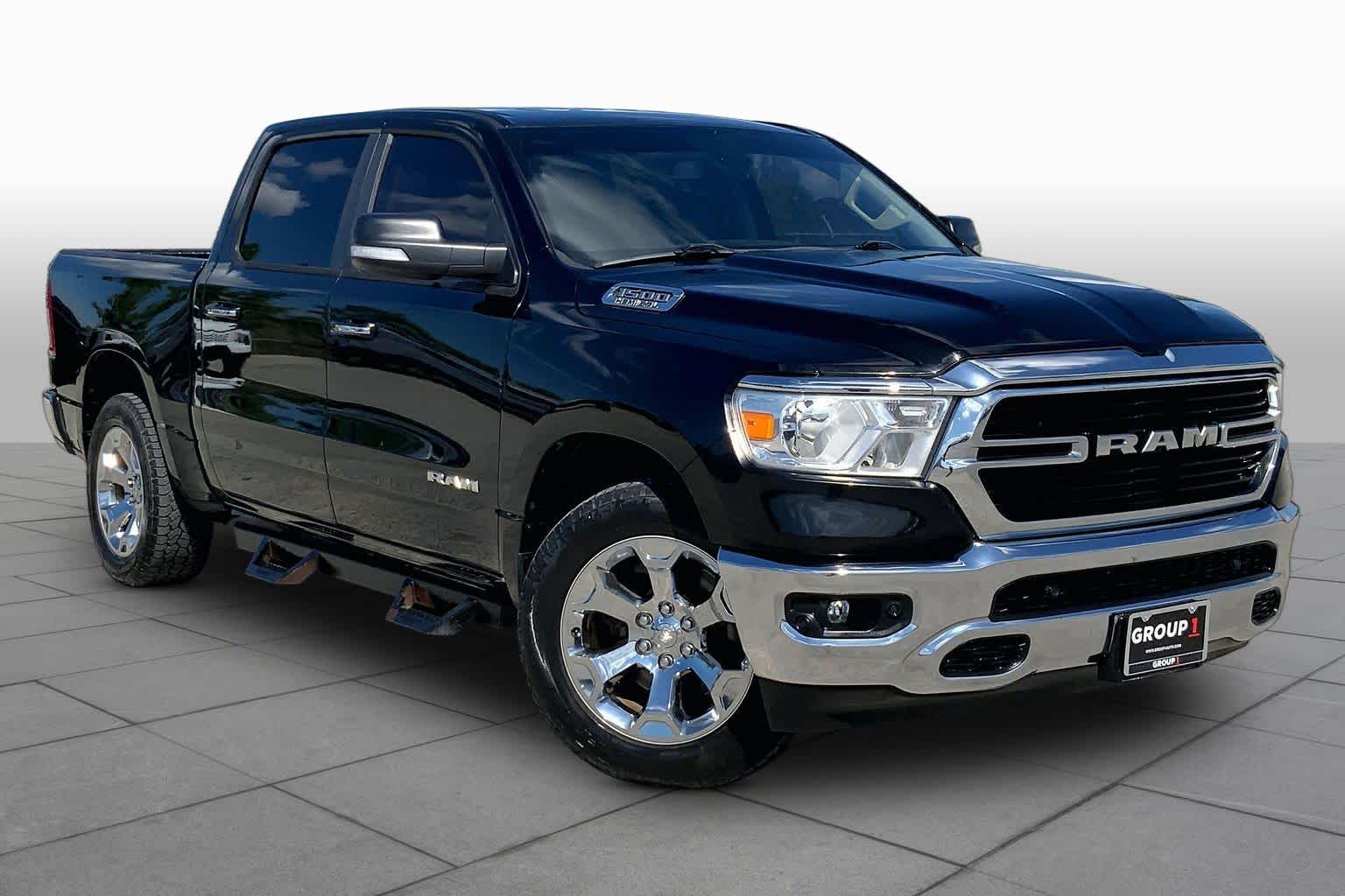2019 Ram All-New 1500 Big Horn/Lone Star Diamond Black Crystal Pearlcoat at Beck & Masten Kia
