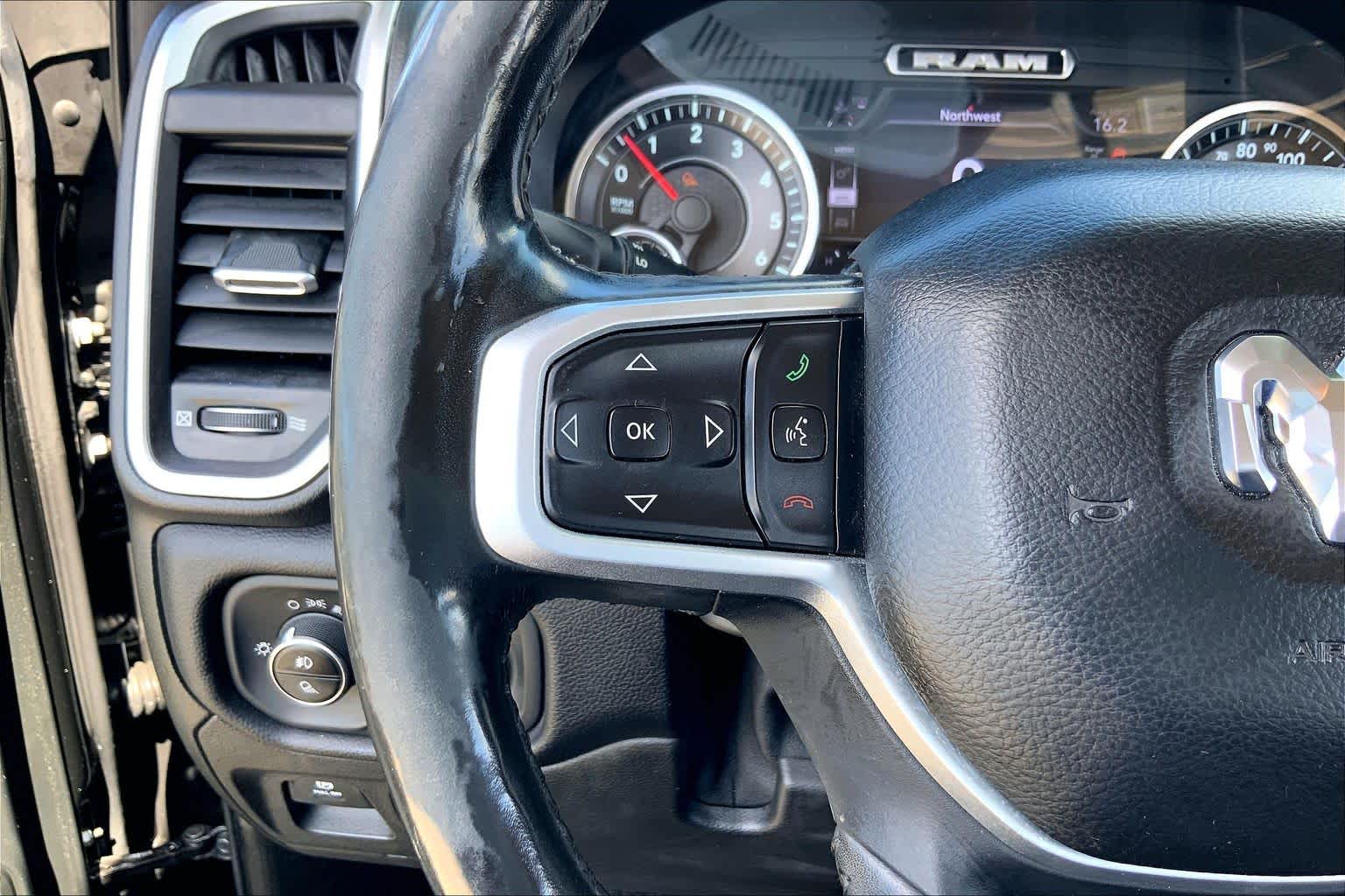 2019 Ram All-New 1500 Big Horn/Lone Star Diamond Black Crystal Pearlcoat at Beck & Masten Kia