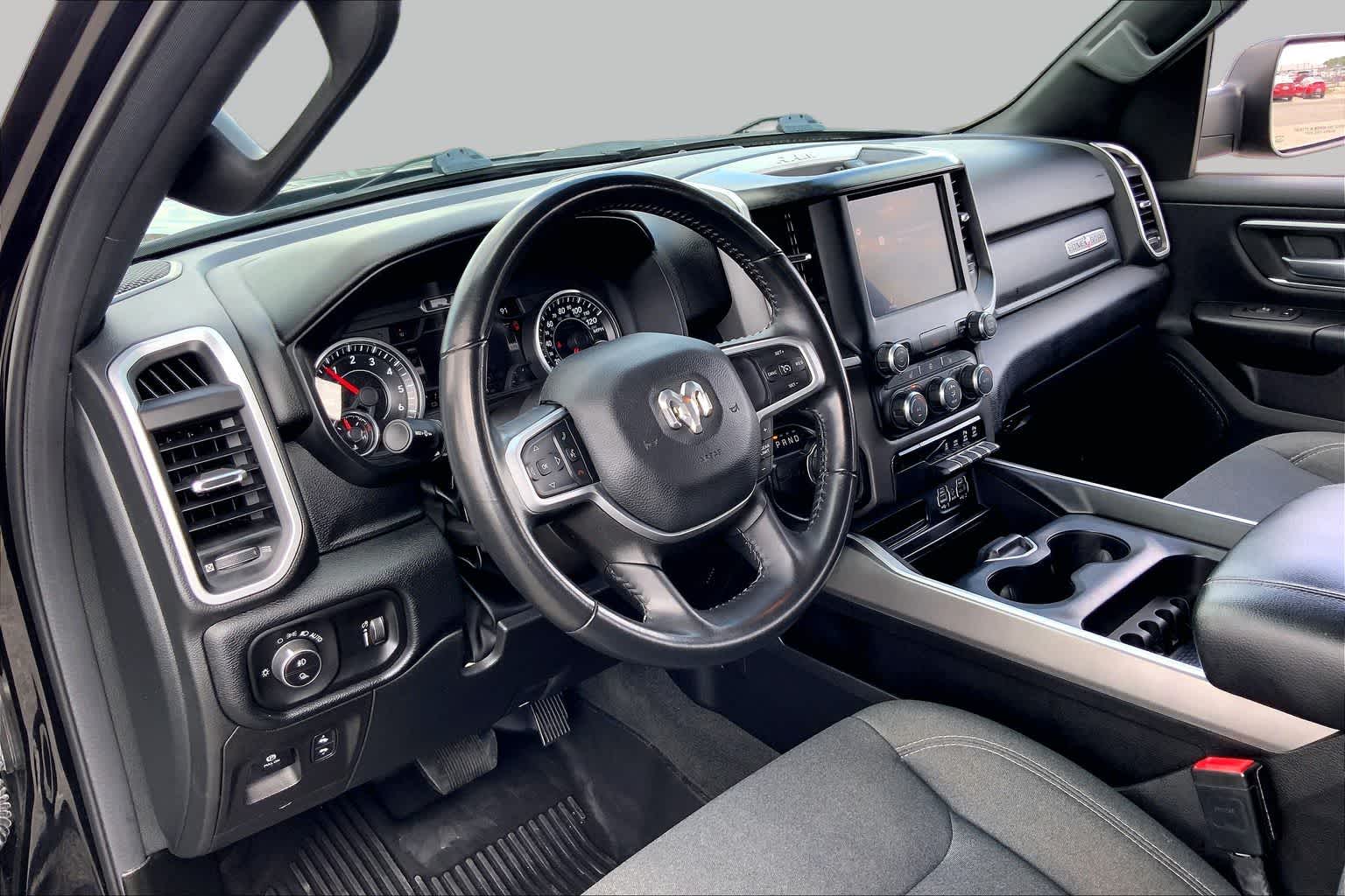 2022 Ram 1500 Lone Star Diamond Black Crystal Pearlcoat at Texan GMC Buick