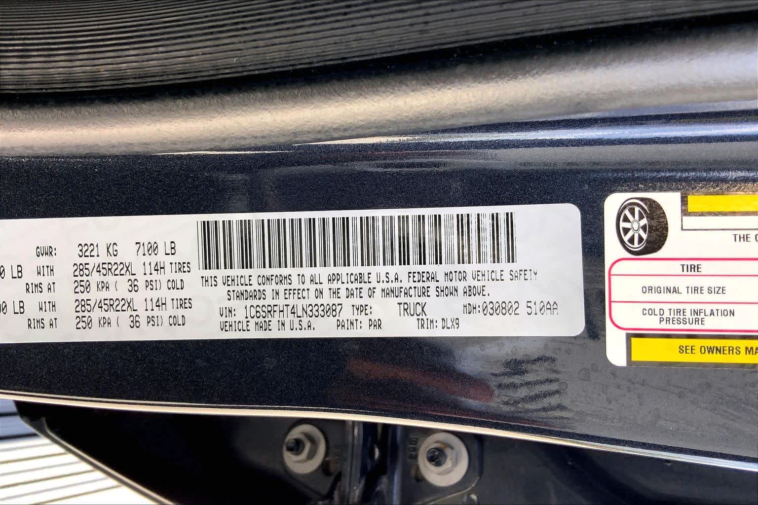 2020 Ram 1500 Limited Maximum Steel Metallic Clearcoat at Tomball Ford