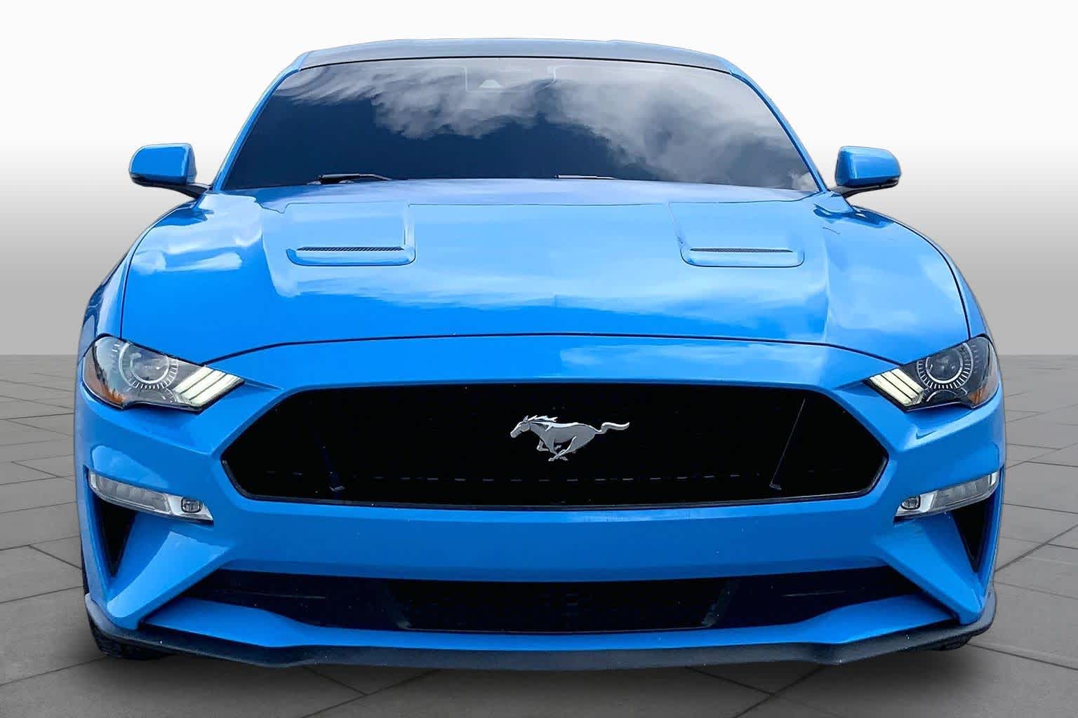 2022 Ford Mustang GT Premium Grabber Blue Metallic at Lexus Southwest Houston