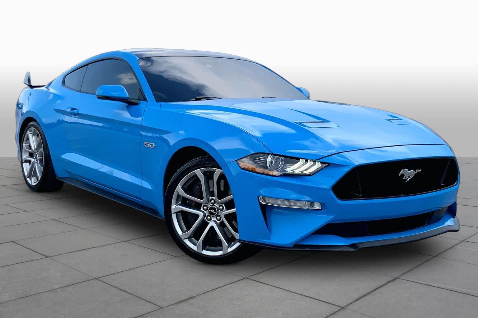 2022 Ford Mustang GT Premium Grabber Blue Metallic at Lexus Southwest Houston