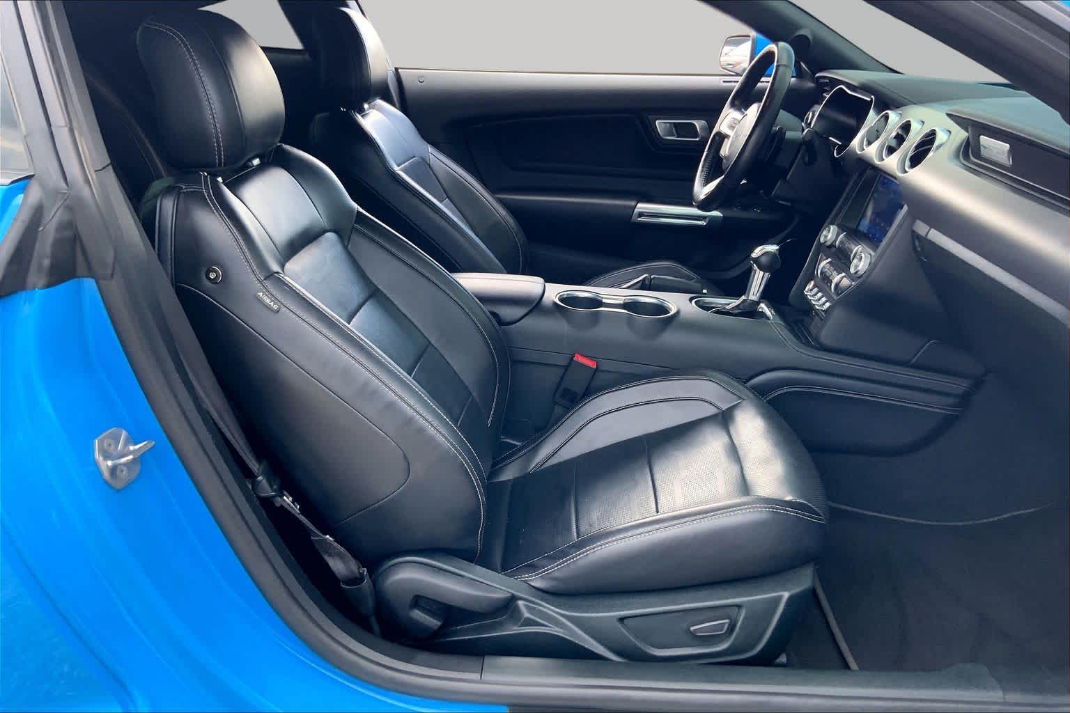 2022 Ford Mustang GT Premium Grabber Blue Metallic at Lexus Southwest Houston