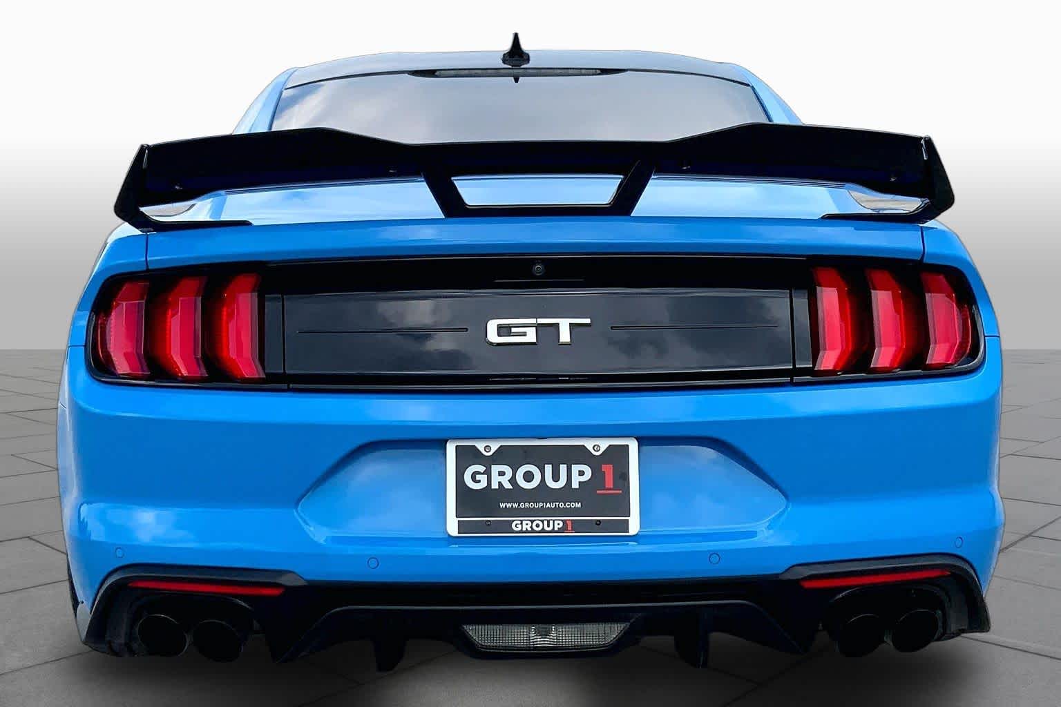 2022 Ford Mustang GT Premium Grabber Blue Metallic at Lexus Southwest Houston