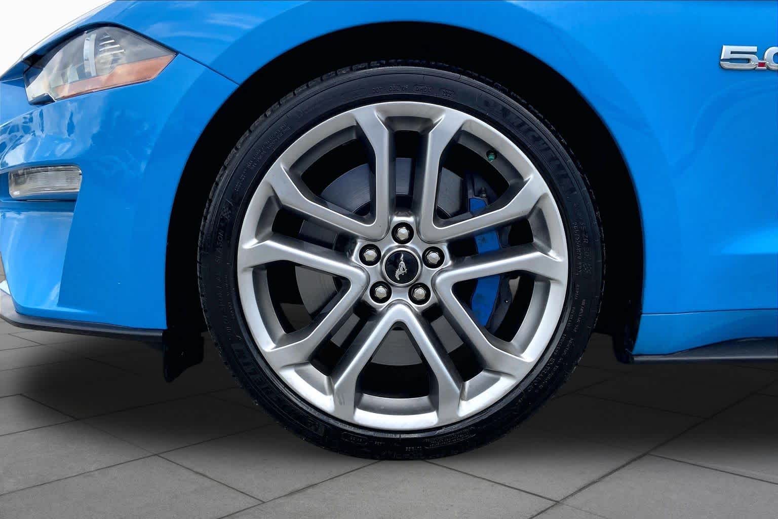 2022 Ford Mustang GT Premium Grabber Blue Metallic at Lexus Southwest Houston