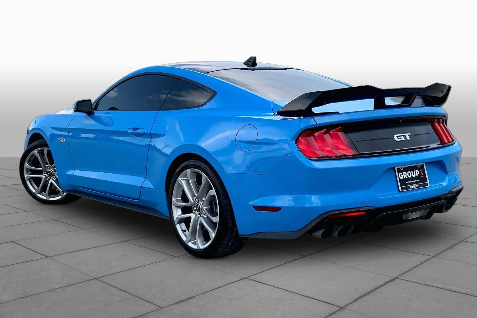 2022 Ford Mustang GT Premium Grabber Blue Metallic at Lexus Southwest Houston