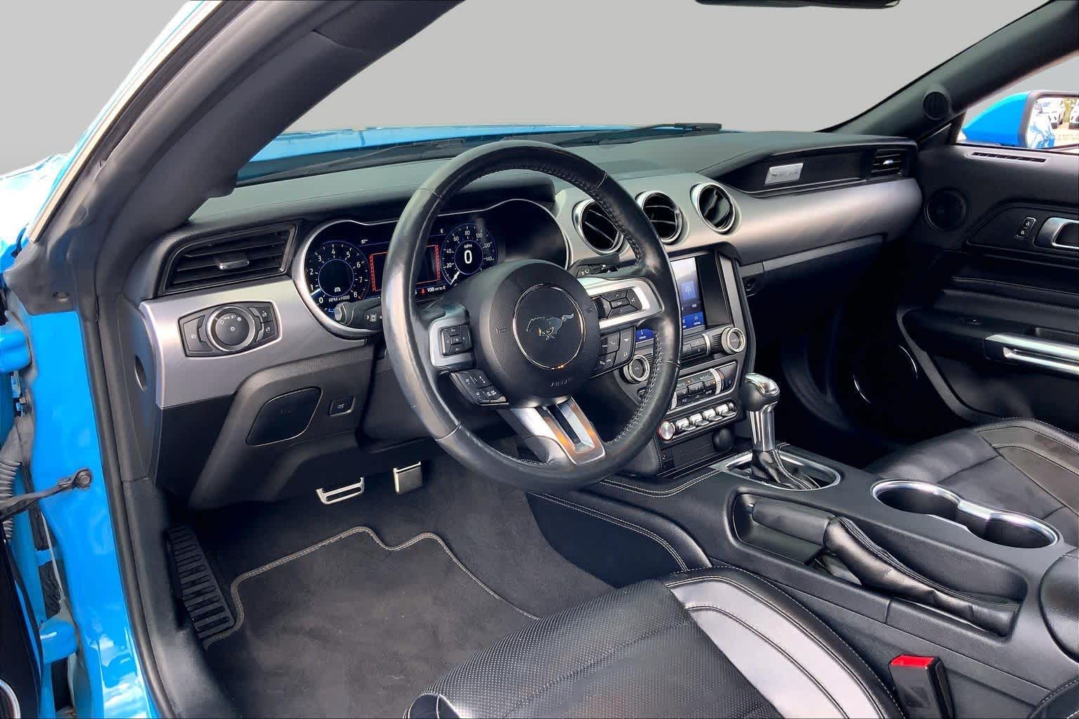 2022 Ford Mustang GT Premium Grabber Blue Metallic at Lexus Southwest Houston