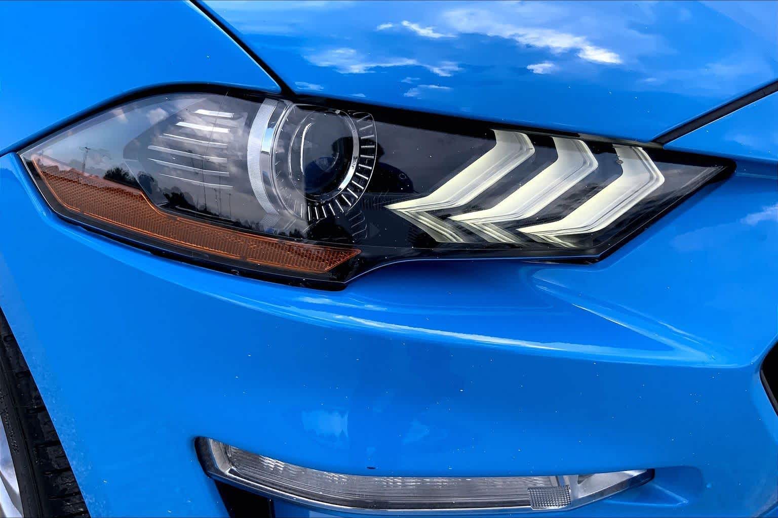 2022 Ford Mustang GT Premium Grabber Blue Metallic at Lexus Southwest Houston