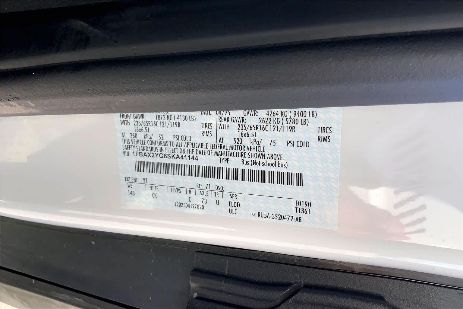 2025 Ford Transit Passenger Wagon photo 34 of 34