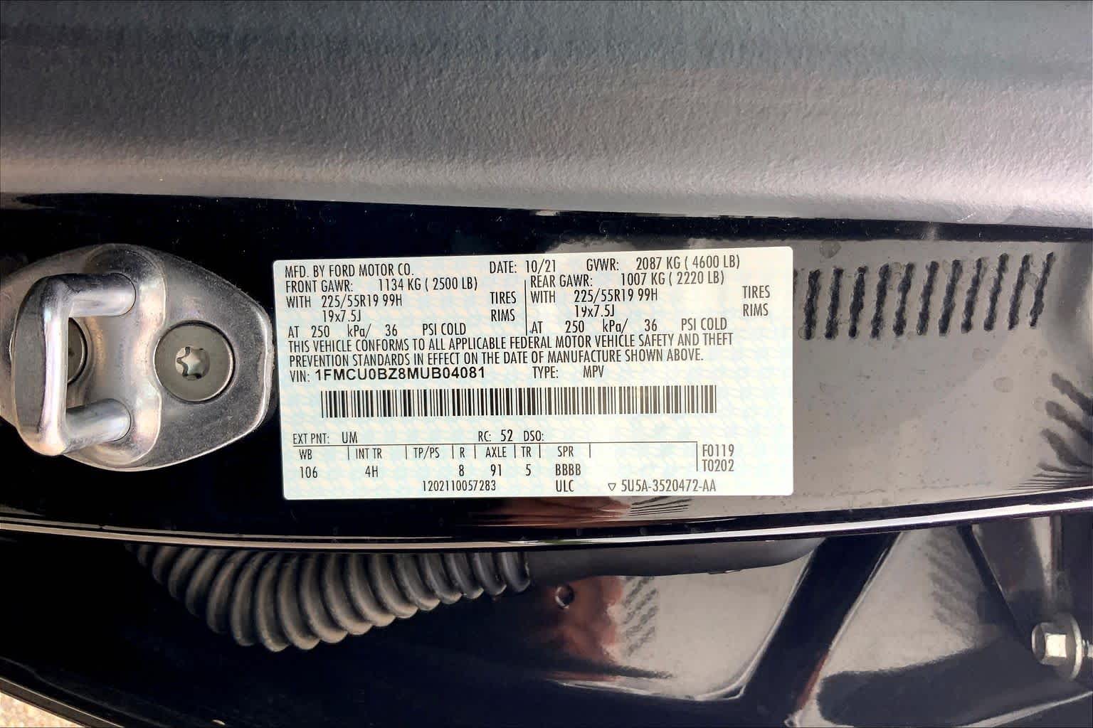 2021 Ford Escape photo 36 of 36