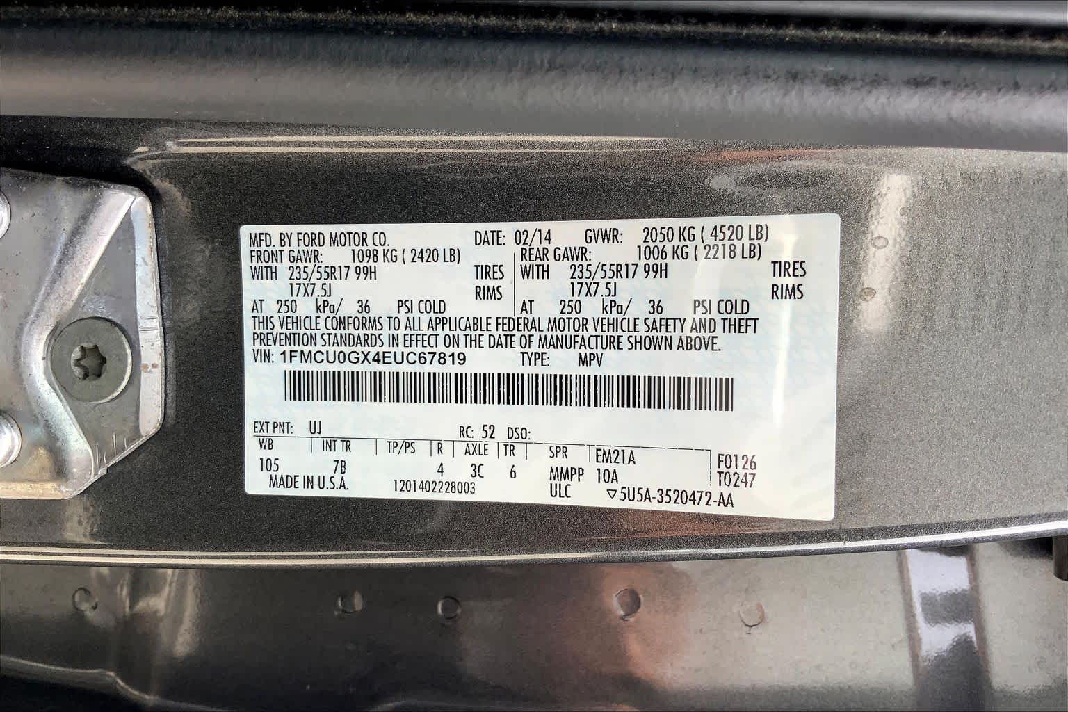 2014 Ford Escape SE Sterling Gray Metallic at Mac Haik Ford