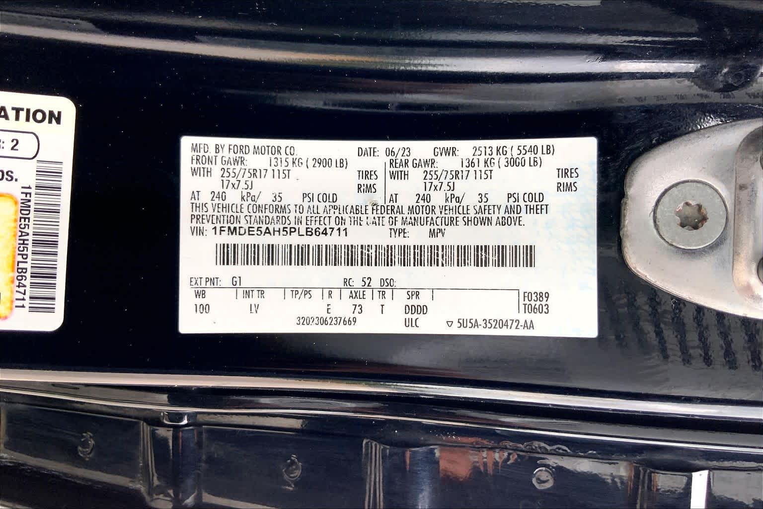 2023 Ford Bronco Big Bend Shadow Black at Honda of Clear Lake