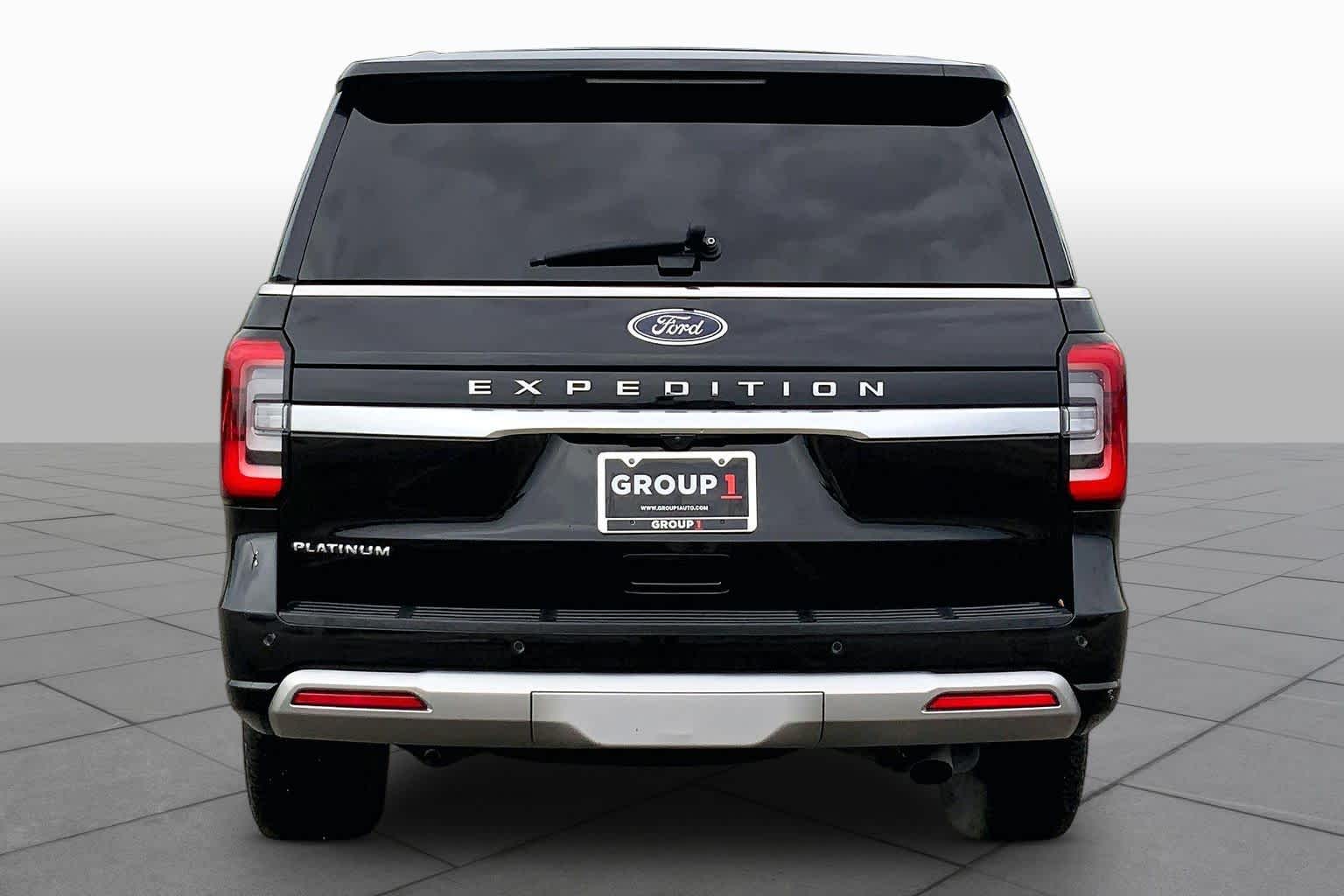 2023 Ford Expedition Platinum Agate Black at Texan GMC Buick