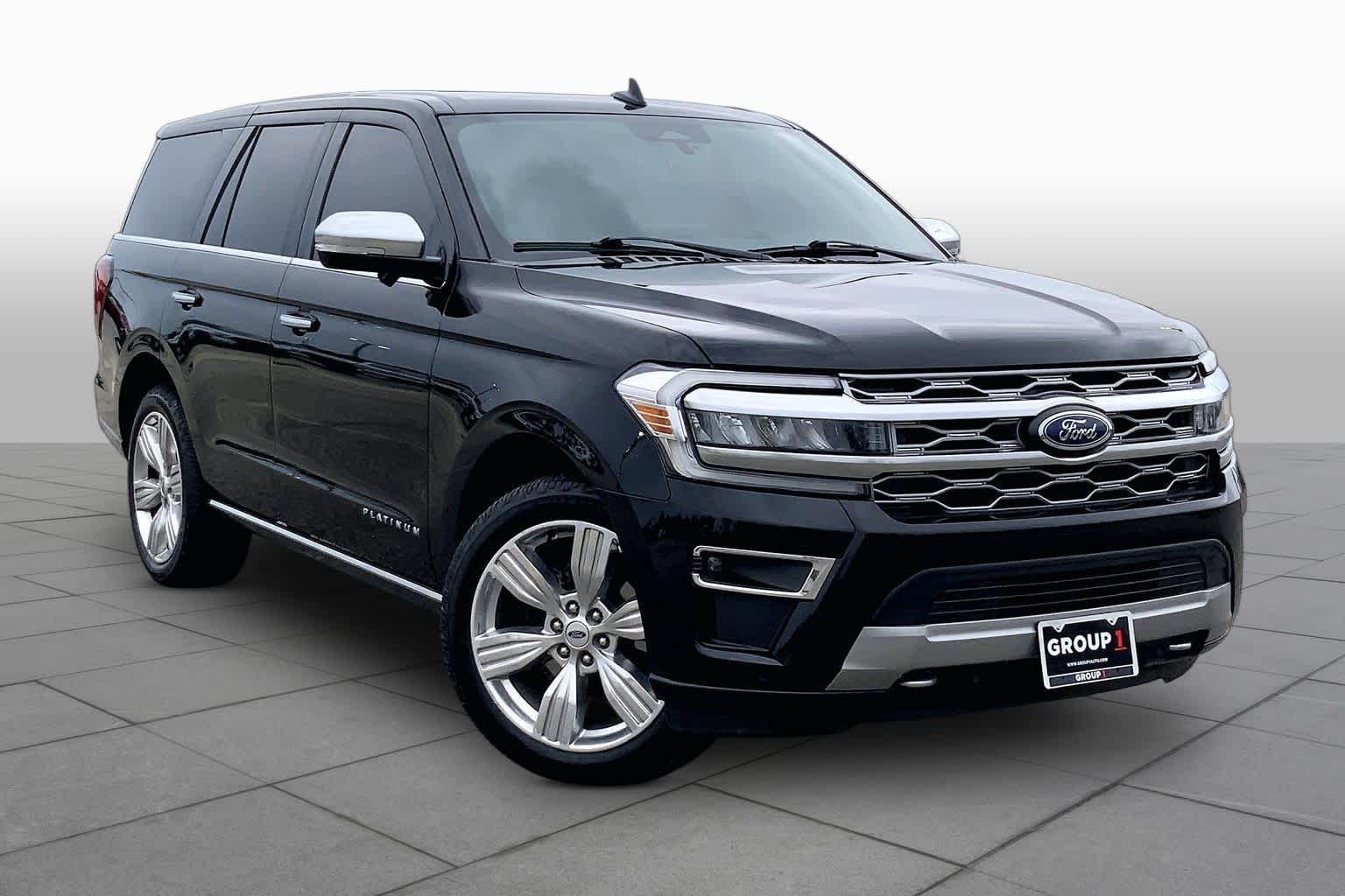 2023 Ford Expedition Platinum Agate Black at Texan GMC Buick