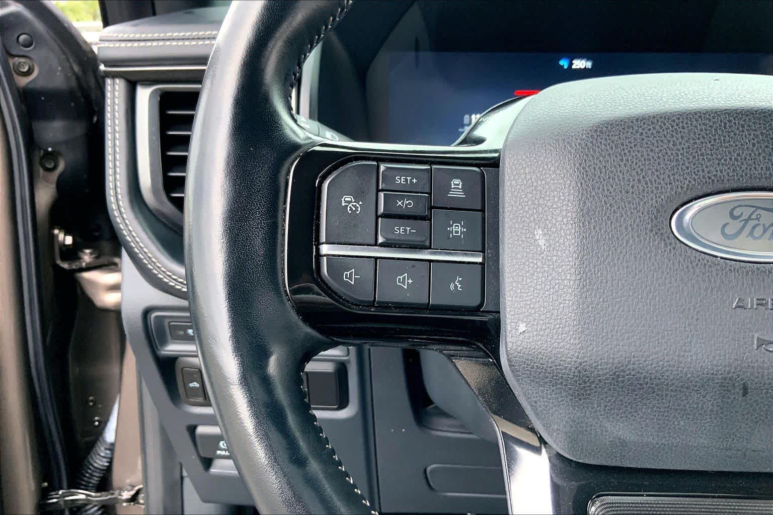 2023 Ford F-150 Lightning Platinum Stone Gray at Tomball Ford
