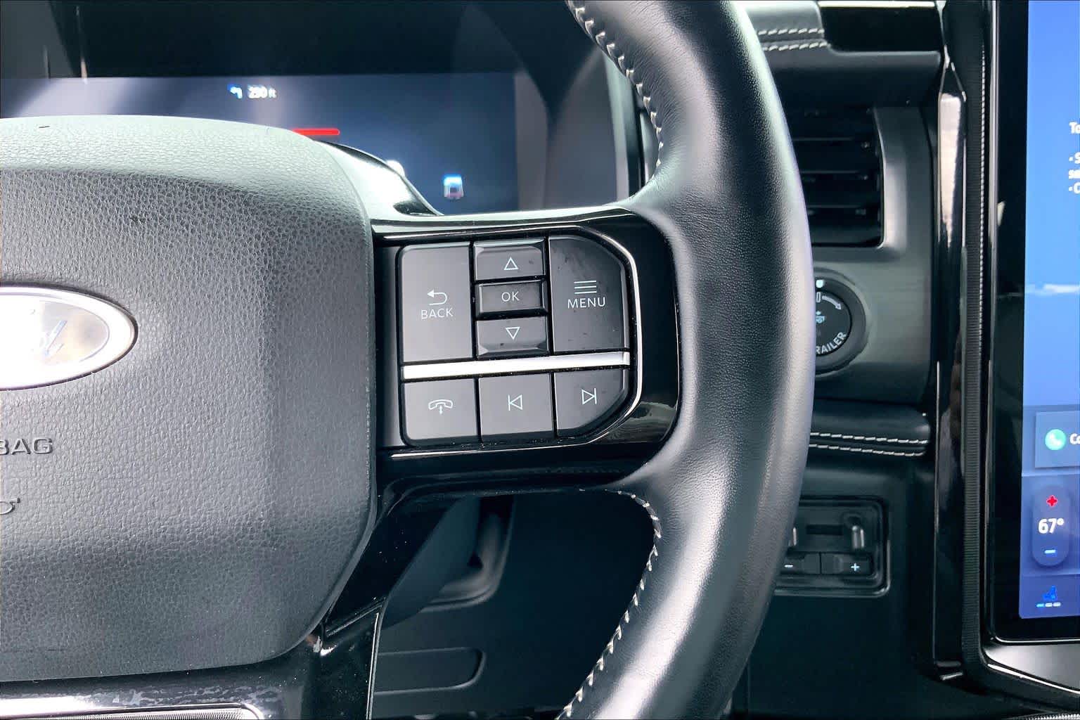 2023 Ford F-150 Lightning Platinum Stone Gray at Tomball Ford