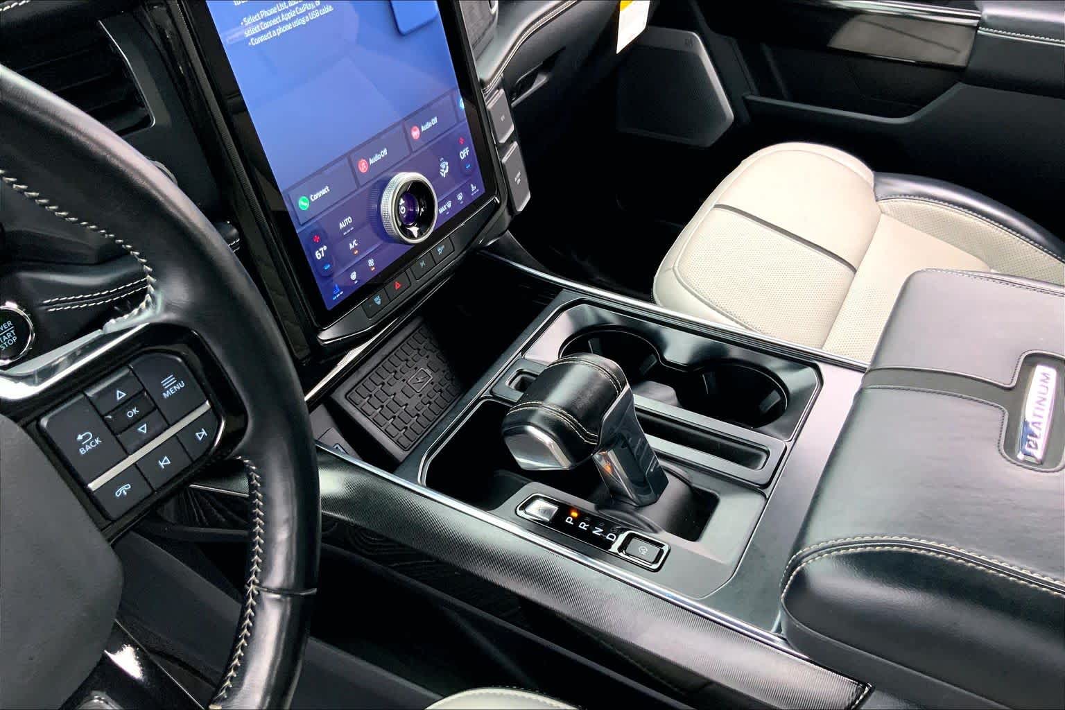 2023 Ford F-150 Lightning Platinum Stone Gray at Tomball Ford