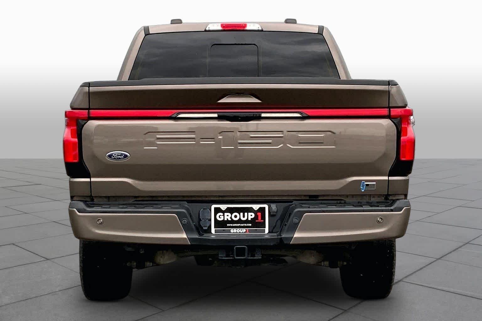 2023 Ford F-150 Lightning Platinum Stone Gray at Tomball Ford