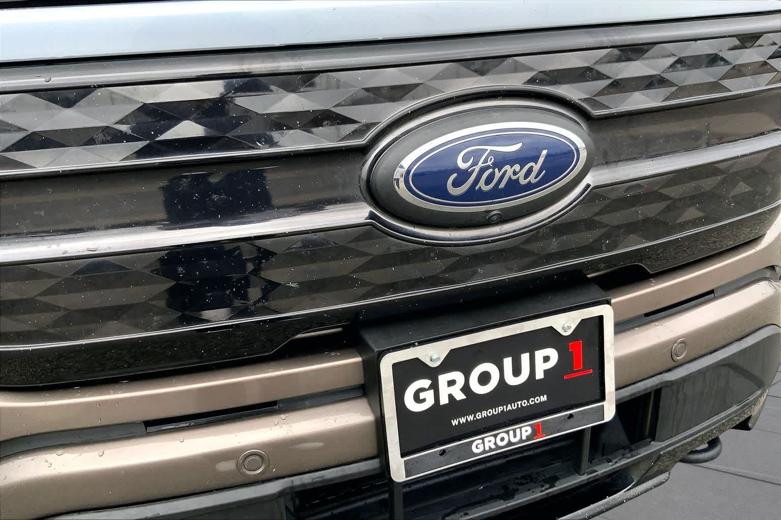 2023 Ford F-150 Lightning Platinum Stone Gray at Tomball Ford