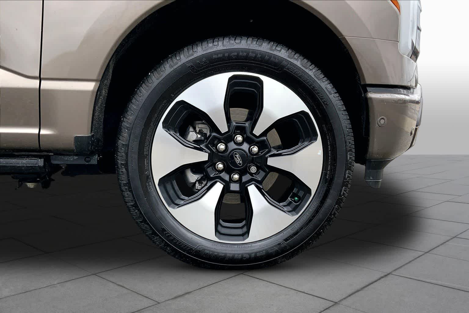 2023 Ford F-150 Lightning Platinum Stone Gray at Tomball Ford