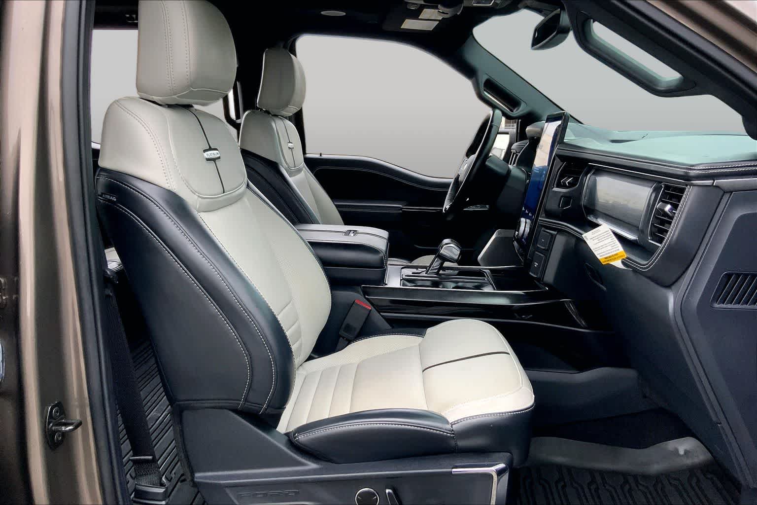 2023 Ford F-150 Lightning Platinum Stone Gray at Tomball Ford