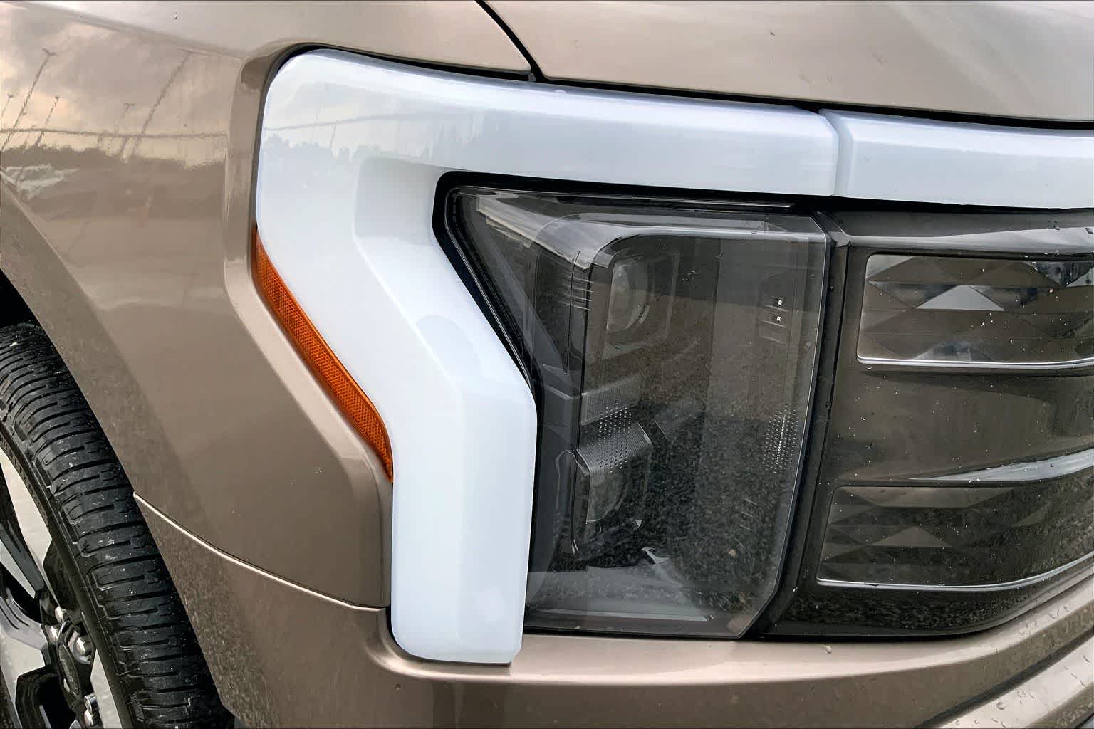 2023 Ford F-150 Lightning Platinum Stone Gray at Tomball Ford