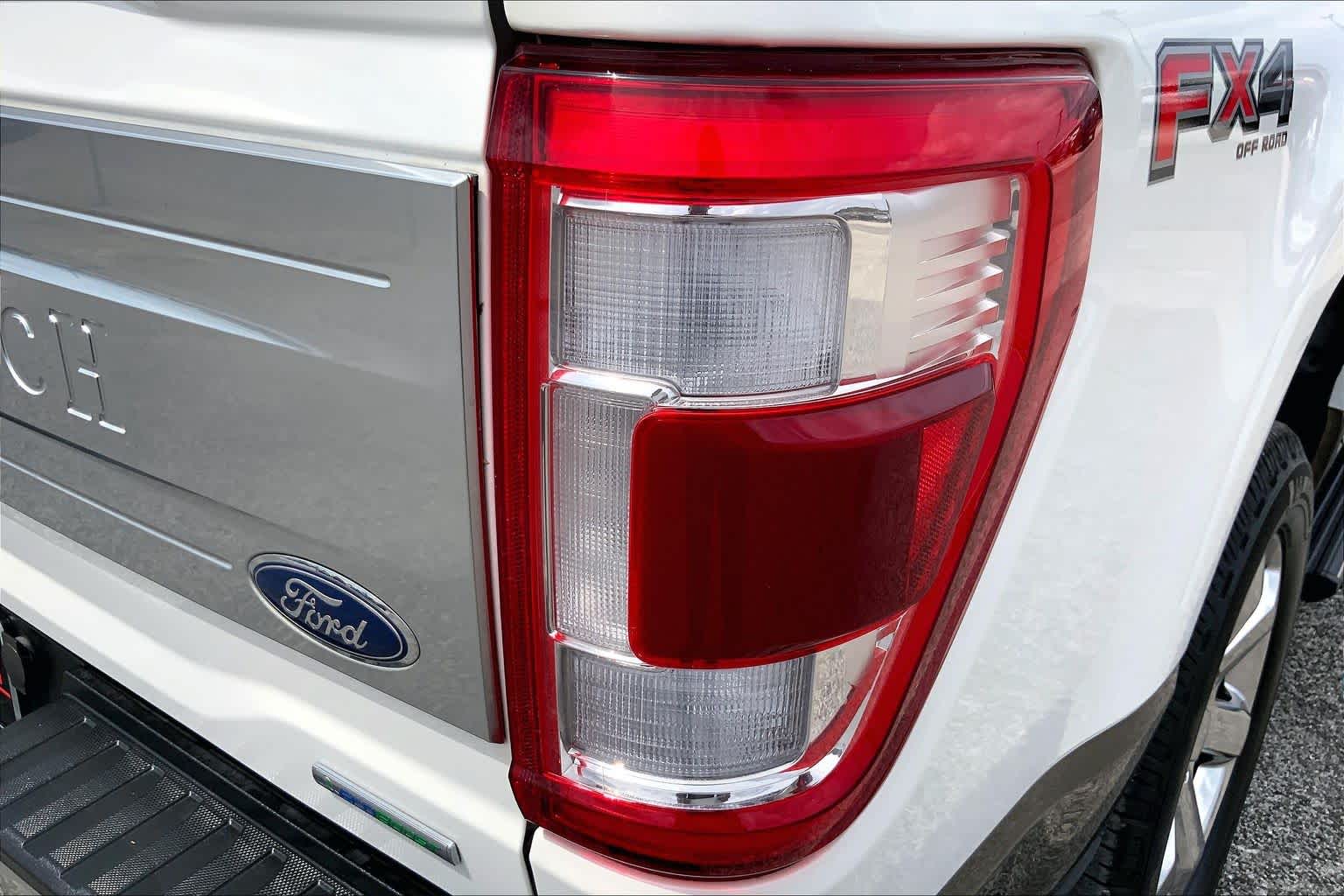 2023 Ford F-150 King Ranch Star White Metallic Tri-Coat/Stone Gray at Texan GMC Buick