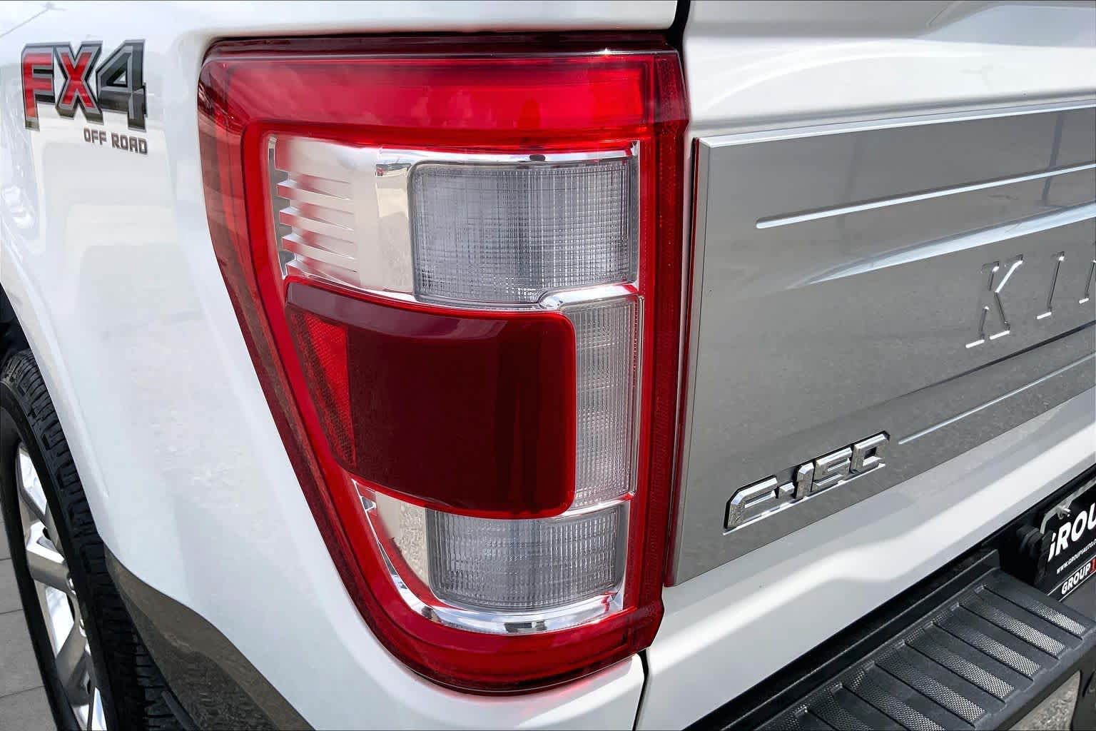2023 Ford F-150 King Ranch Star White Metallic Tri-Coat/Stone Gray at Texan GMC Buick