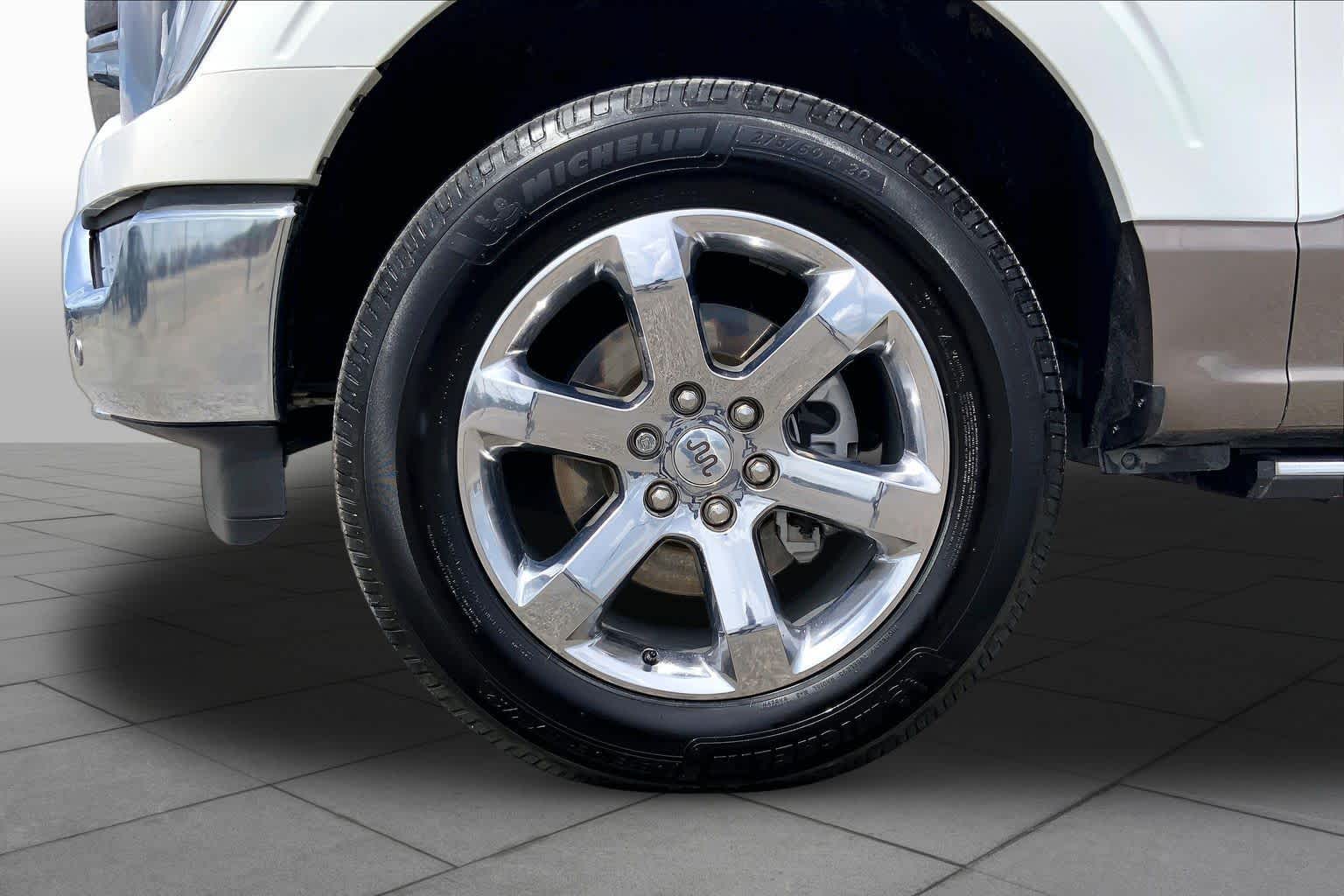 2023 Ford F-150 King Ranch Star White Metallic Tri-Coat/Stone Gray at Texan GMC Buick
