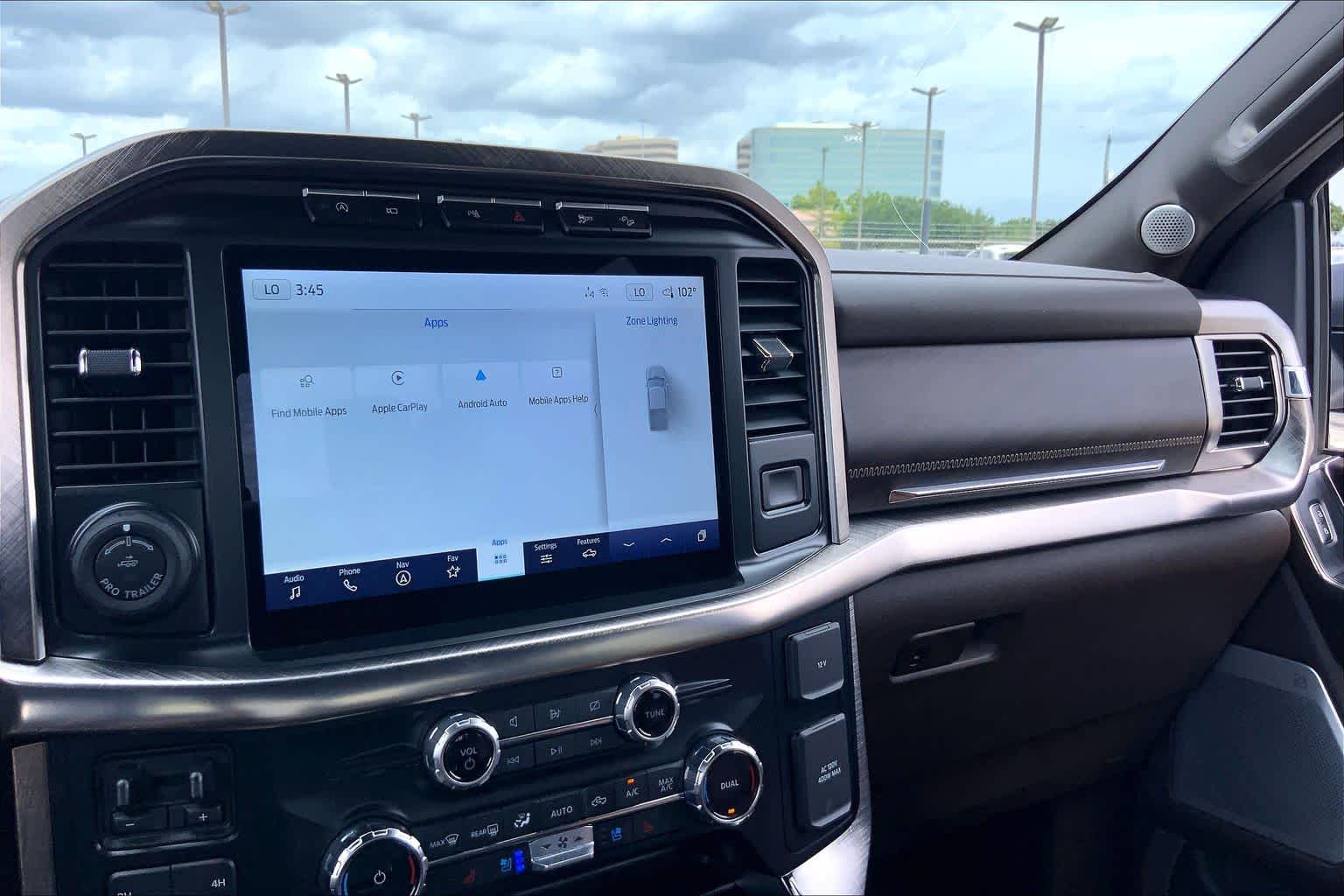 2023 Ford F-150 King Ranch Star White Metallic Tri-Coat/Stone Gray at Texan GMC Buick