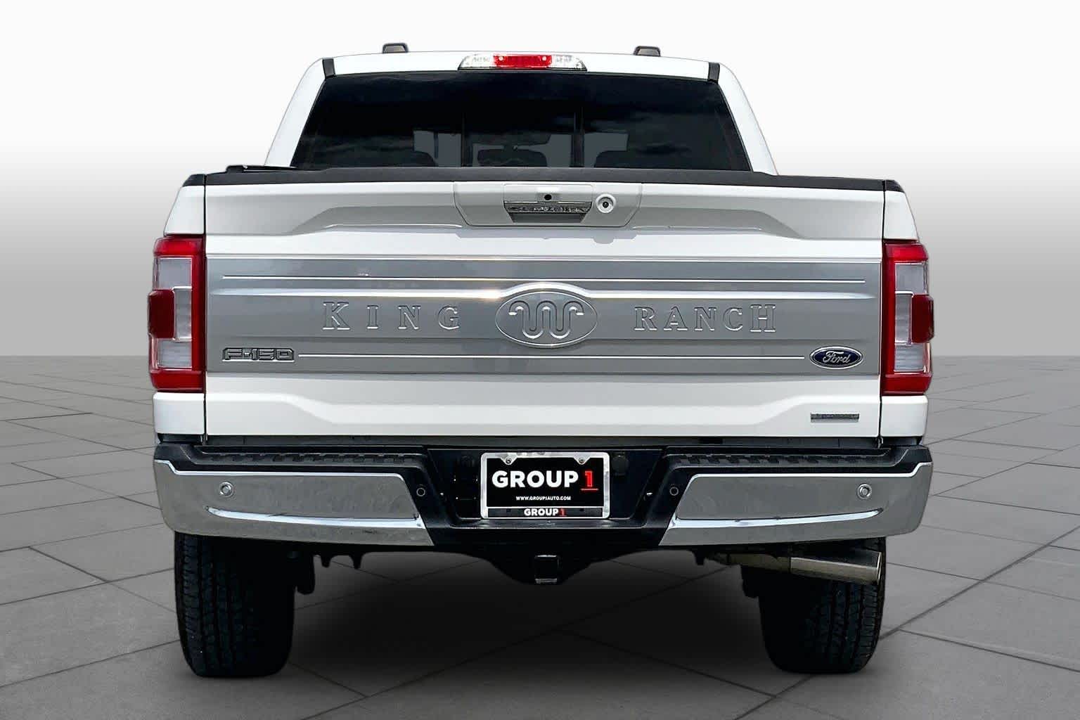 2023 Ford F-150 King Ranch Star White Metallic Tri-Coat/Stone Gray at Texan GMC Buick