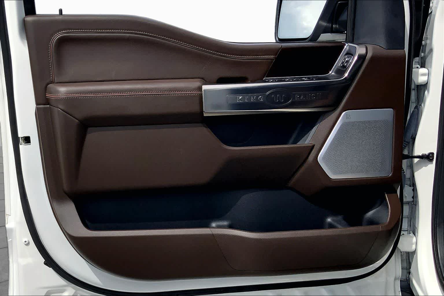 2023 Ford F-150 King Ranch Star White Metallic Tri-Coat/Stone Gray at Beck & Masten Kia