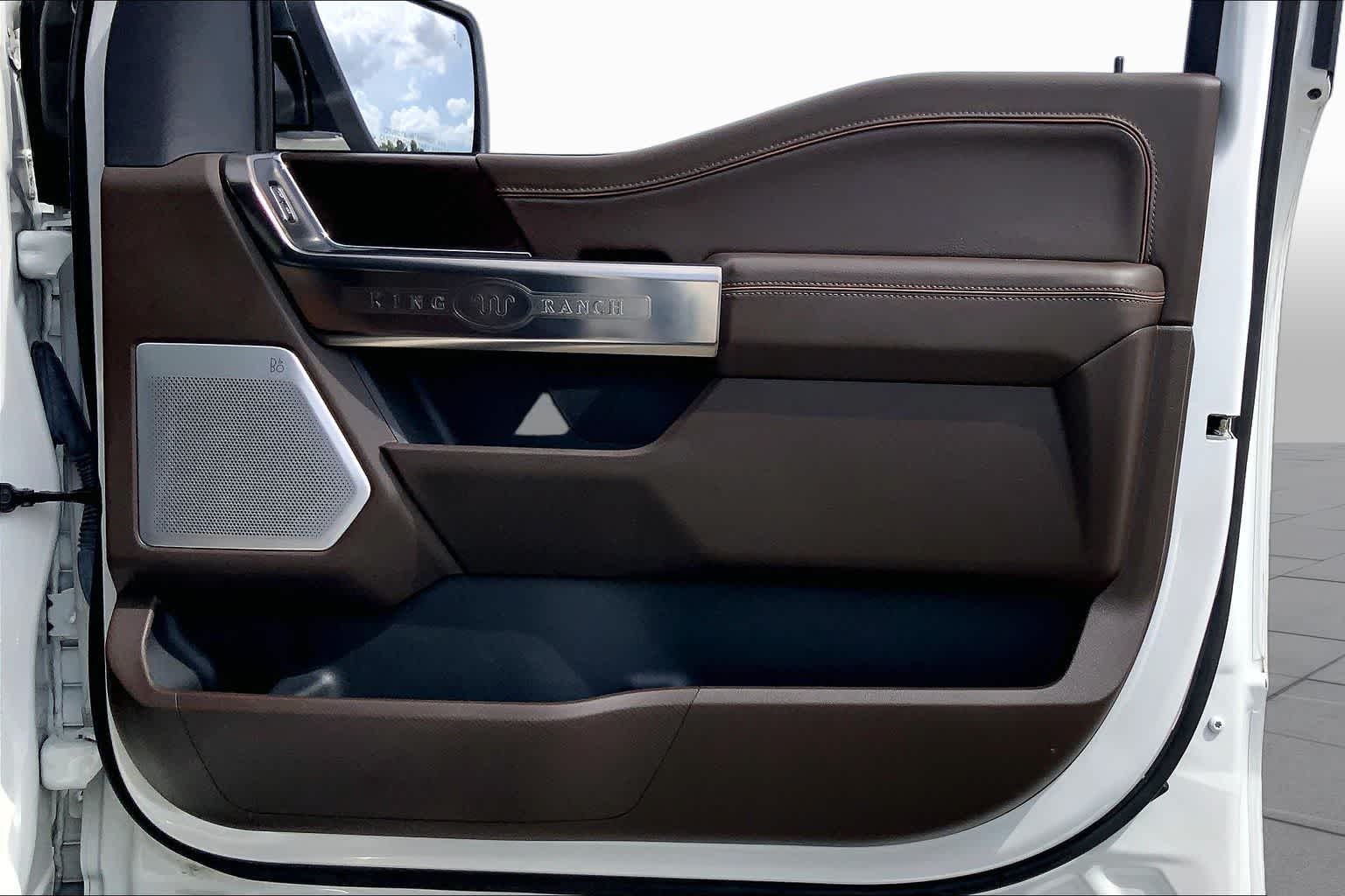 2023 Ford F-150 King Ranch Star White Metallic Tri-Coat/Stone Gray at Beck & Masten Kia