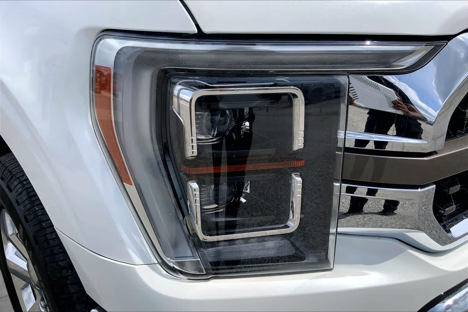 2023 Ford F-150 King Ranch Star White Metallic Tri-Coat/Stone Gray at Beck & Masten Kia