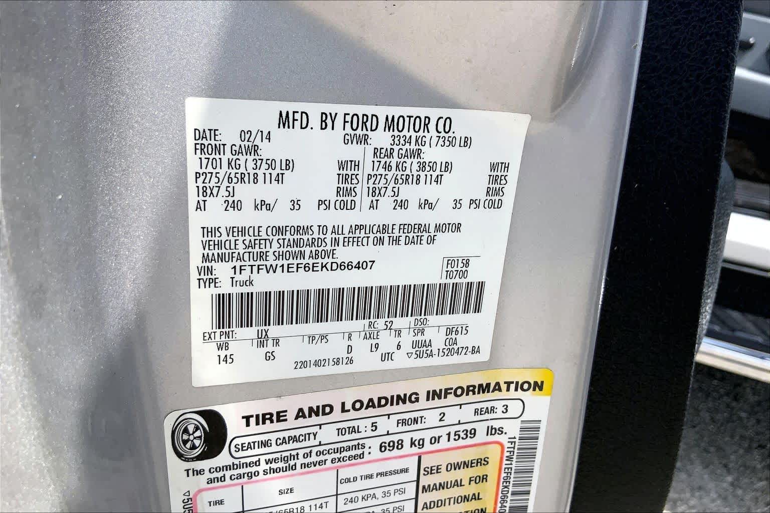 2014 Ford F-150 XLT Ingot Silver Metallic at Mac Haik Ford
