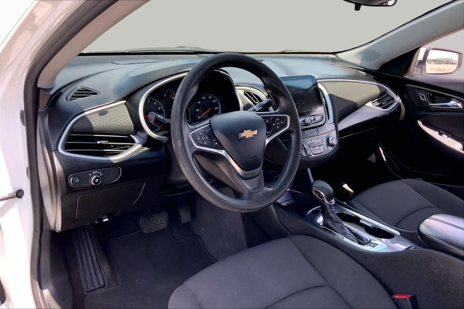 2023 Chevrolet Malibu LT Summit White at AutoNation Chevrolet Gulf Fwy
