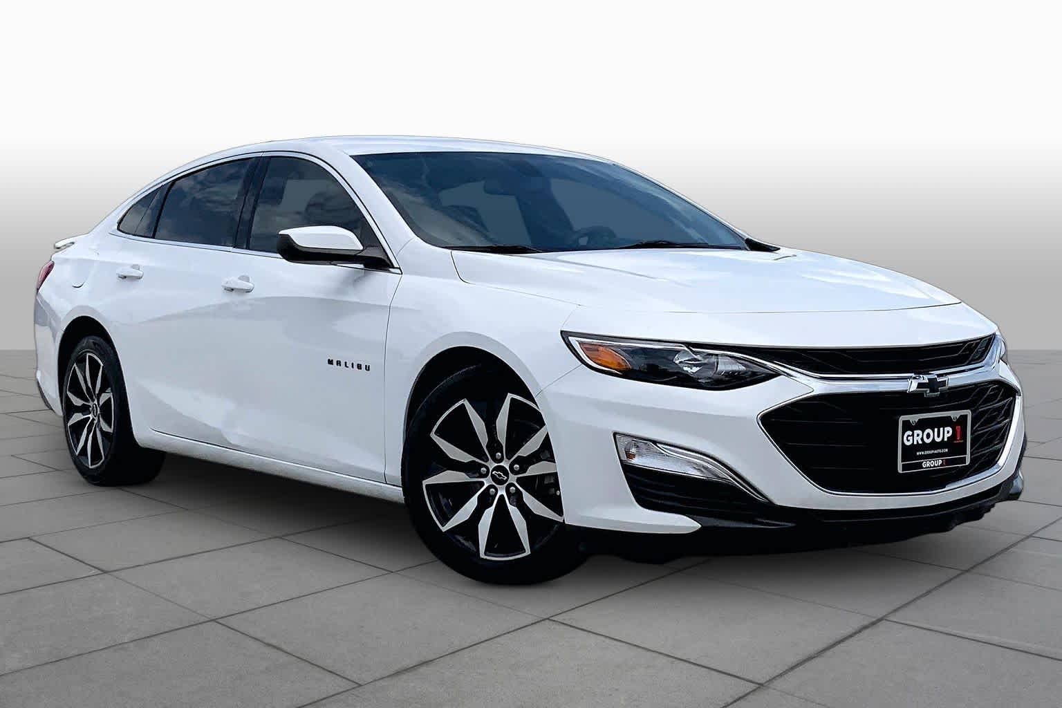 2022 Chevrolet Malibu RS Summit White at Texan GMC Buick