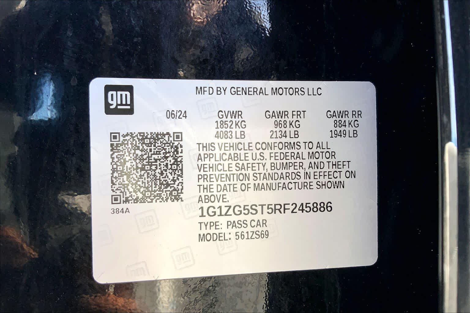 2024 Chevrolet Malibu RS Mosaic Black Metallic at Davis Chevrolet