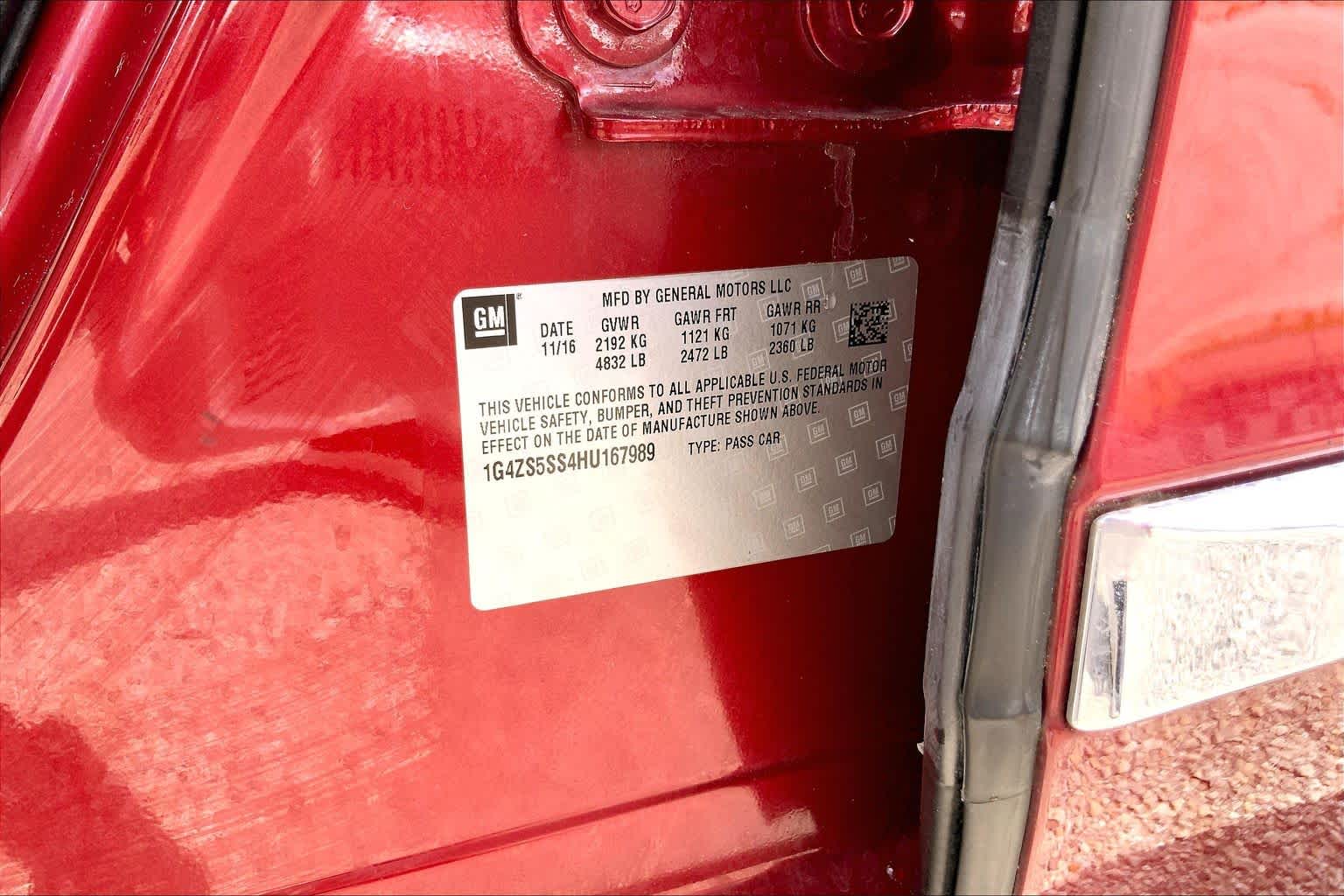 2017 Buick LaCrosse Premium Crimson Red Tintcoat at Texan GMC Buick