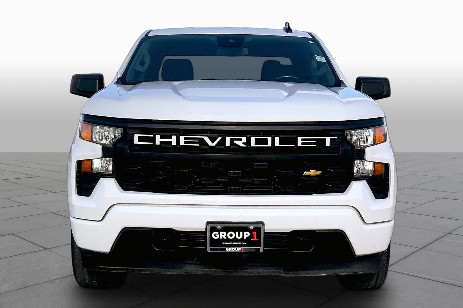 2024 Chevrolet Silverado 1500 Custom Summit White at Texan GMC Buick