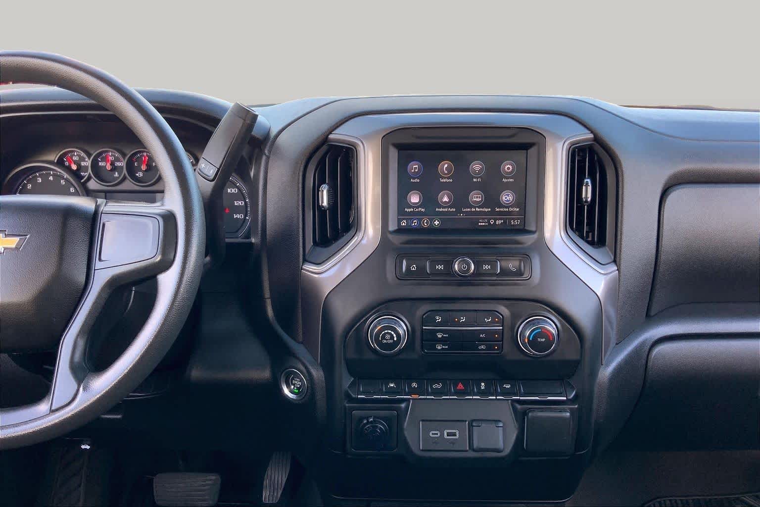 2024 Chevrolet Silverado 1500 Custom Summit White at Texan GMC Buick
