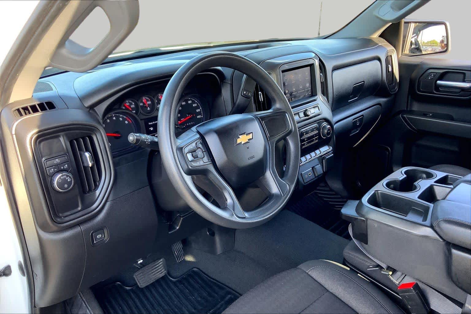 2024 Chevrolet Silverado 1500 Custom Summit White at Texan GMC Buick