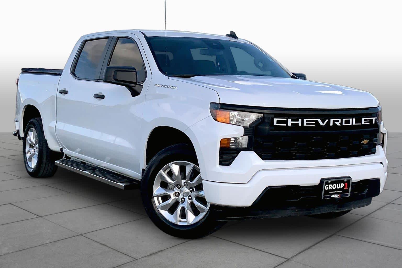 2024 Chevrolet Silverado 1500 Custom Summit White at Texan GMC Buick